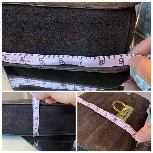 Ferragamo brown suede crossbody *Rehabbed* - Picture 11 of 16